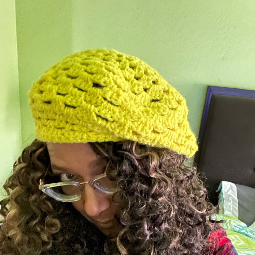 Super cute crochet Beret hat
